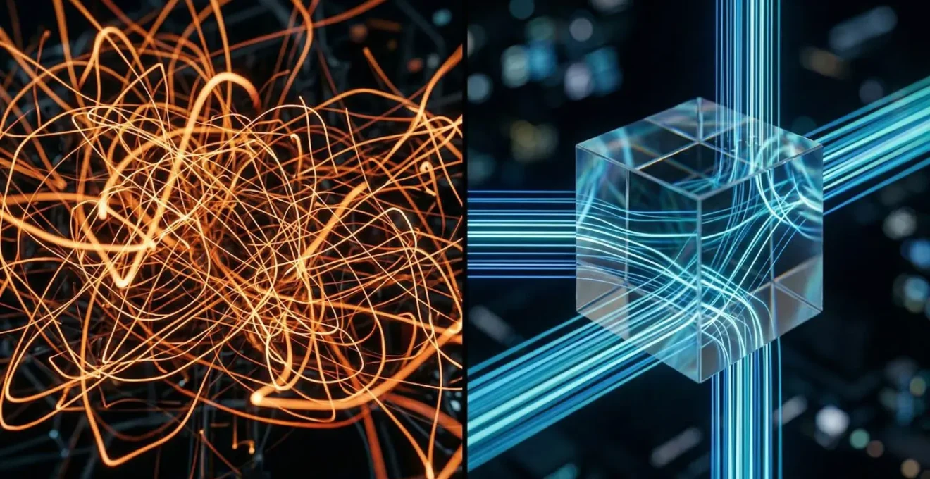 Comparaison visuelle entre le tracking client-side et server-side montrant l'amélioration des performances